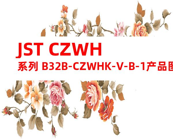 JST CZWH系列 B32B-CZWHK-V-B-1产品图纸